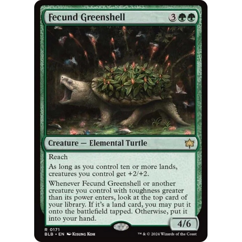 Fecund Greenshell [Bloomburrow]