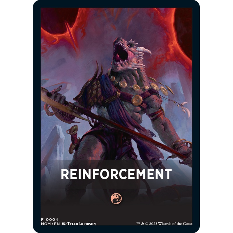 Reinforcement Theme Card [March of the Machine Tokens]