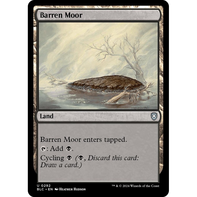 Barren Moor [Bloomburrow Commander]