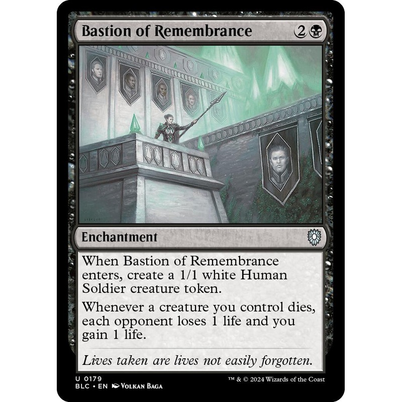Bastion of Remembrance [Bloomburrow Commander]