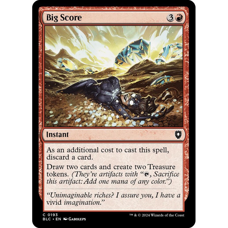 Big Score [Bloomburrow Commander]