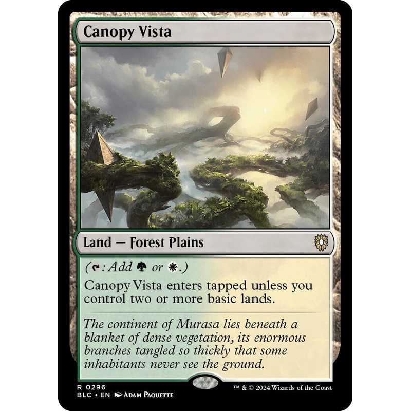 Canopy Vista [Bloomburrow Commander]