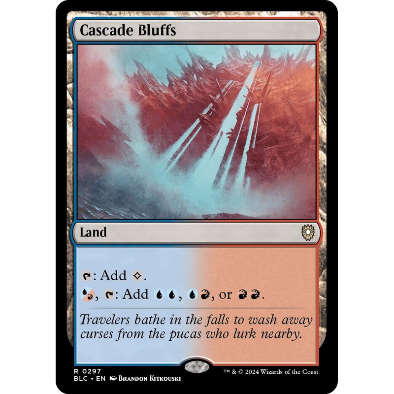 Cascade Bluffs [Bloomburrow Commander]