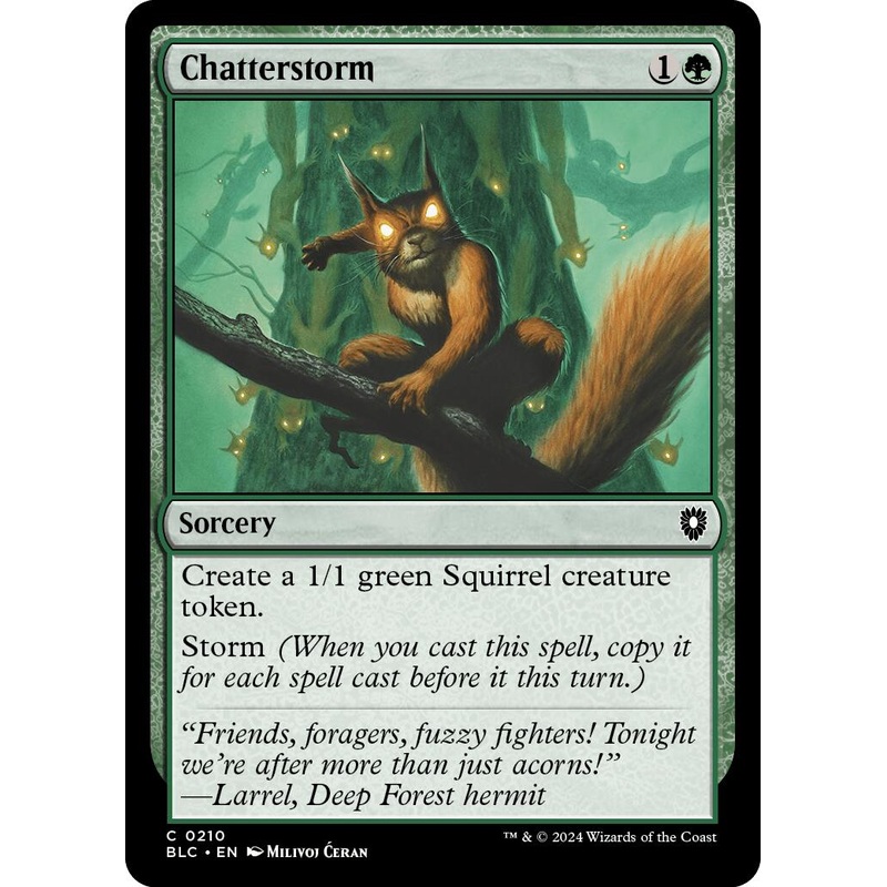 Chatterstorm [Bloomburrow Commander]