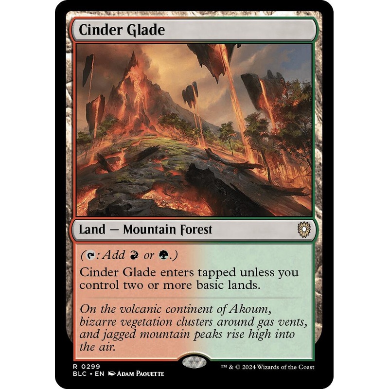 Cinder Glade [Bloomburrow Commander]