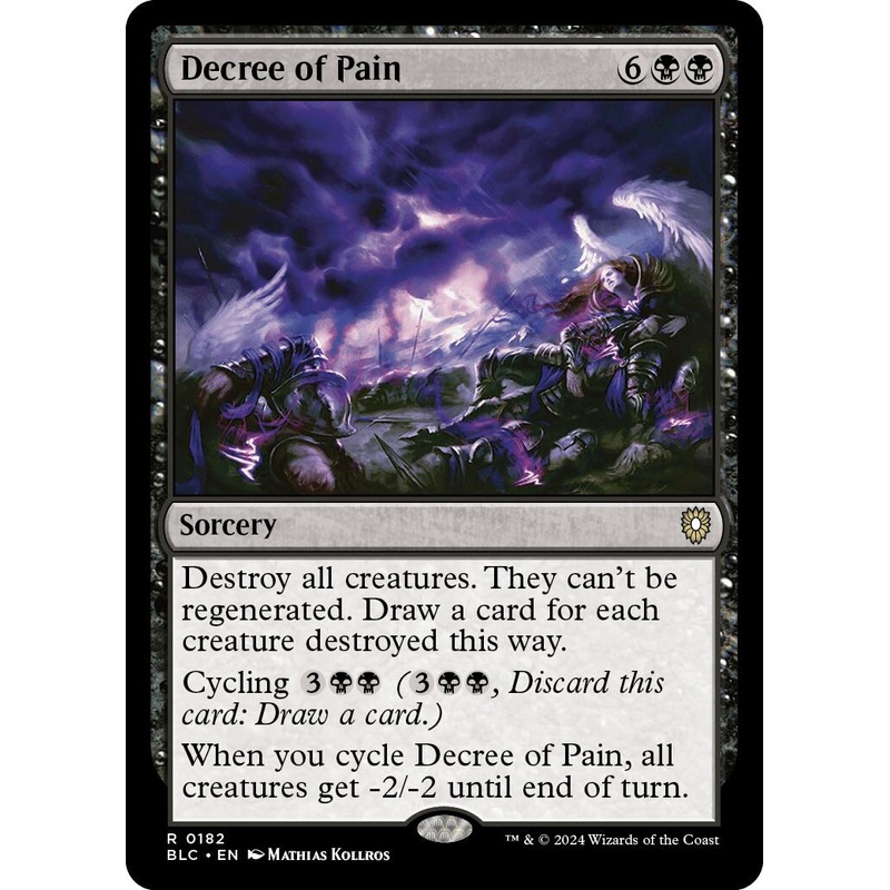 Decree of Pain [Bloomburrow Commander]