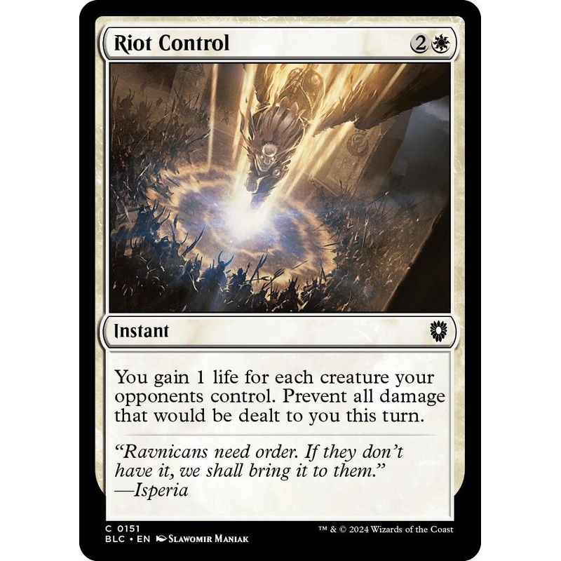 Riot Control [Bloomburrow Commander]