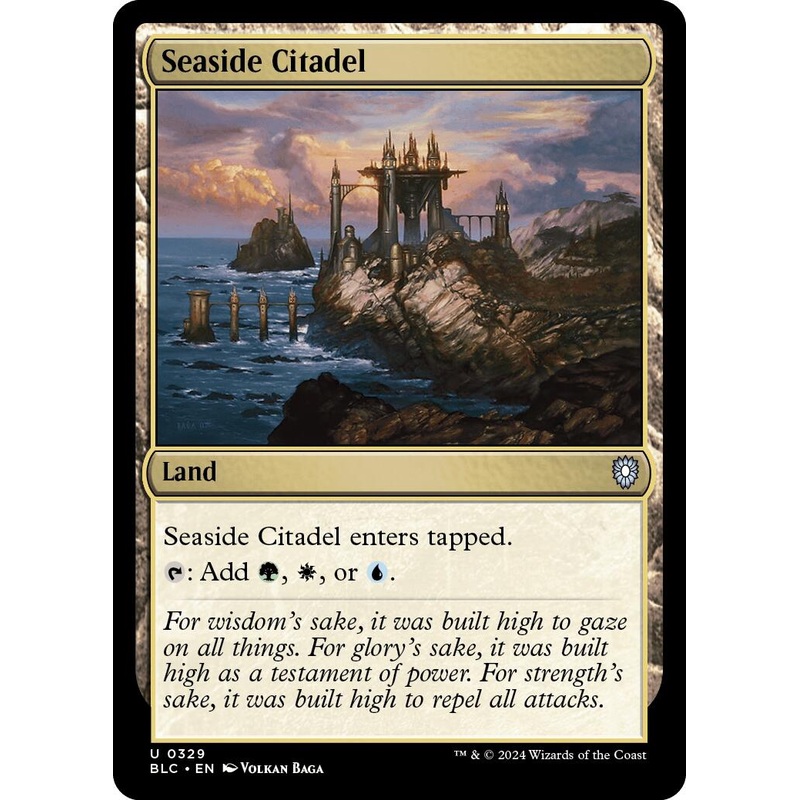 Seaside Citadel [Bloomburrow Commander]