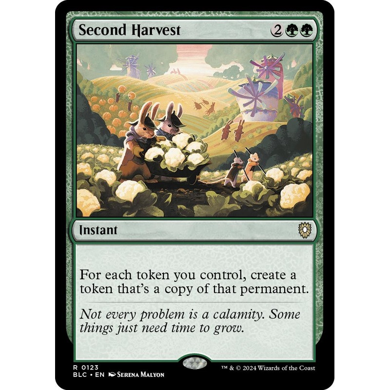 Second Harvest [Bloomburrow Commander]