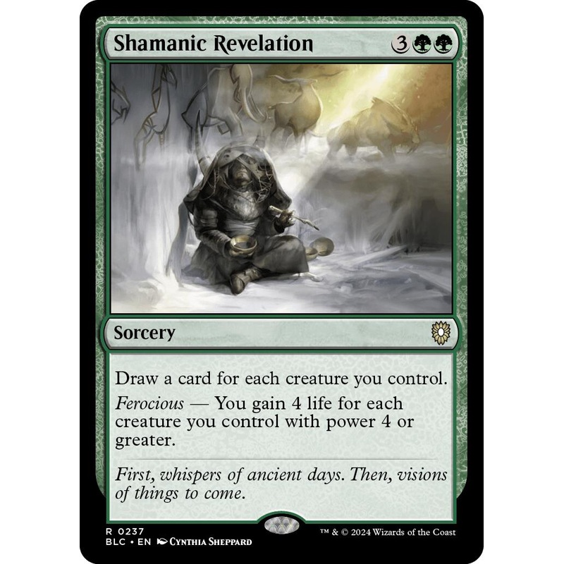 Shamanic Revelation [Bloomburrow Commander]