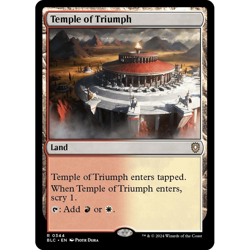Temple of Triumph [Bloomburrow Commander]