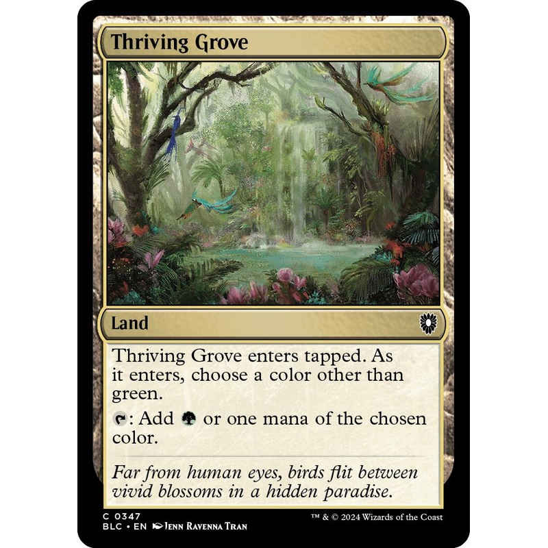 Thriving Grove [Bloomburrow Commander]