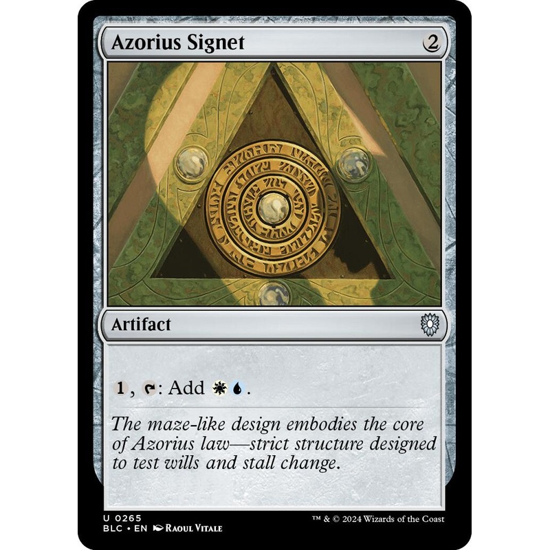 Azorius Signet [Bloomburrow Commander]