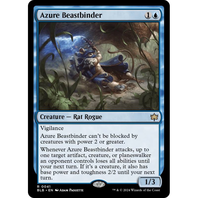 Azure Beastbinder [Bloomburrow]
