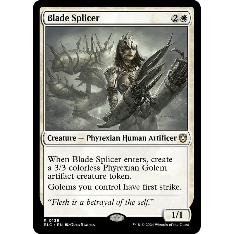Blade Splicer [Bloomburrow Commander]