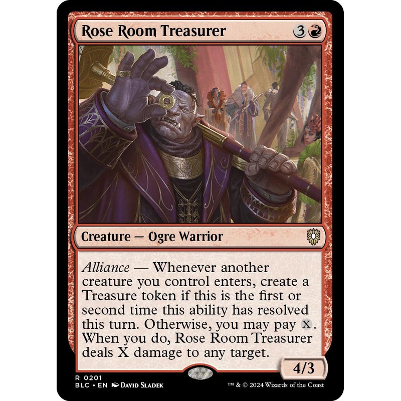 Rose Room Treasurer [Bloomburrow Commander]