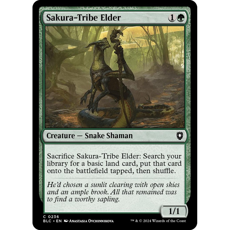Sakura-Tribe Elder [Bloomburrow Commander]