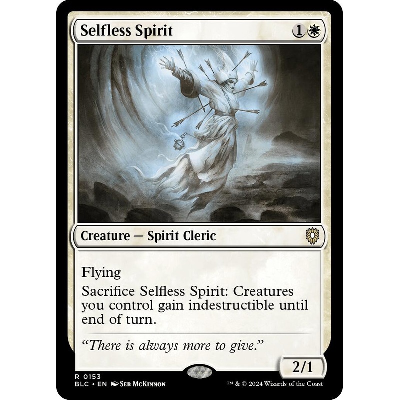 Selfless Spirit [Bloomburrow Commander]