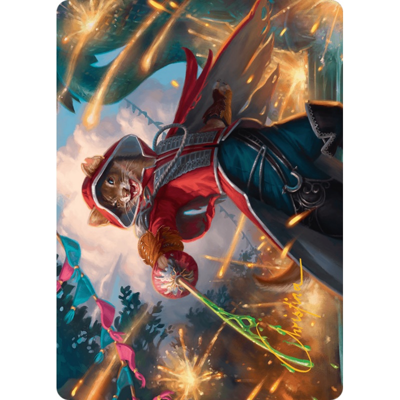 The Infamous Cruelclaw Art Card (Gold-Stamped Signature) [Bloomburrow Art Series]