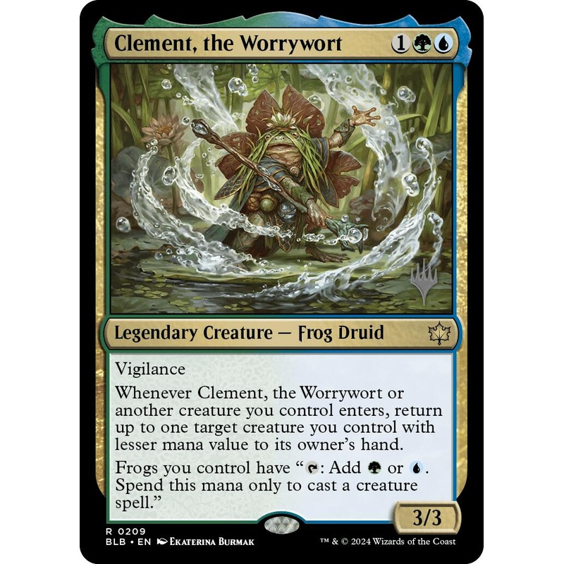 Clement, the Worrywort (Promo Pack) [Bloomburrow Promos]