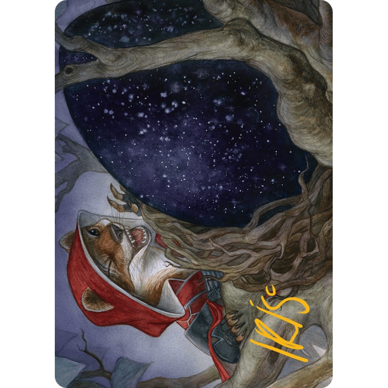 Cruelclaw's Heist Art Card (Gold-Stamped Signature) [Bloomburrow Art Series]