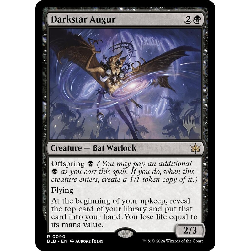 Darkstar Augur (Promo Pack) [Bloomburrow Promos]