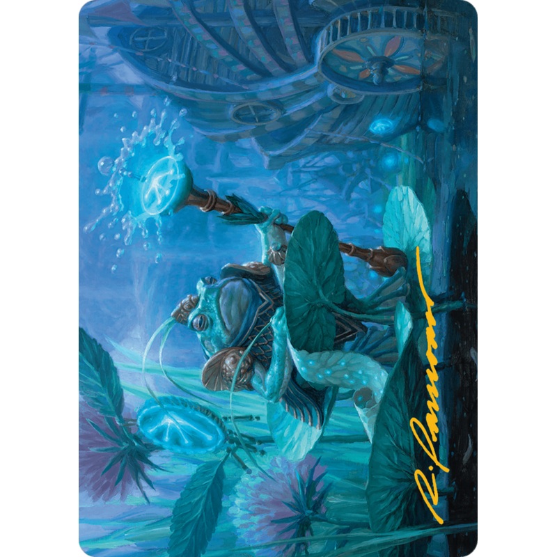 Dour Port-Mage Art Card (Gold-Stamped Signature) [Bloomburrow Art Series]