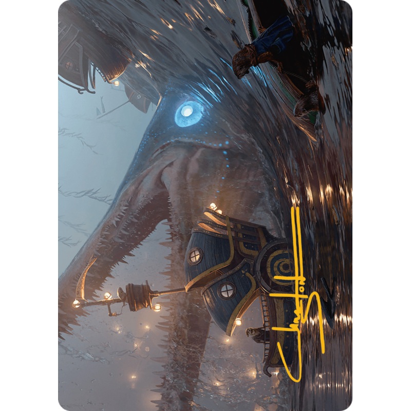 Eluge, the Shoreless Sea Art Card (Gold-Stamped Signature) [Bloomburrow Art Series]