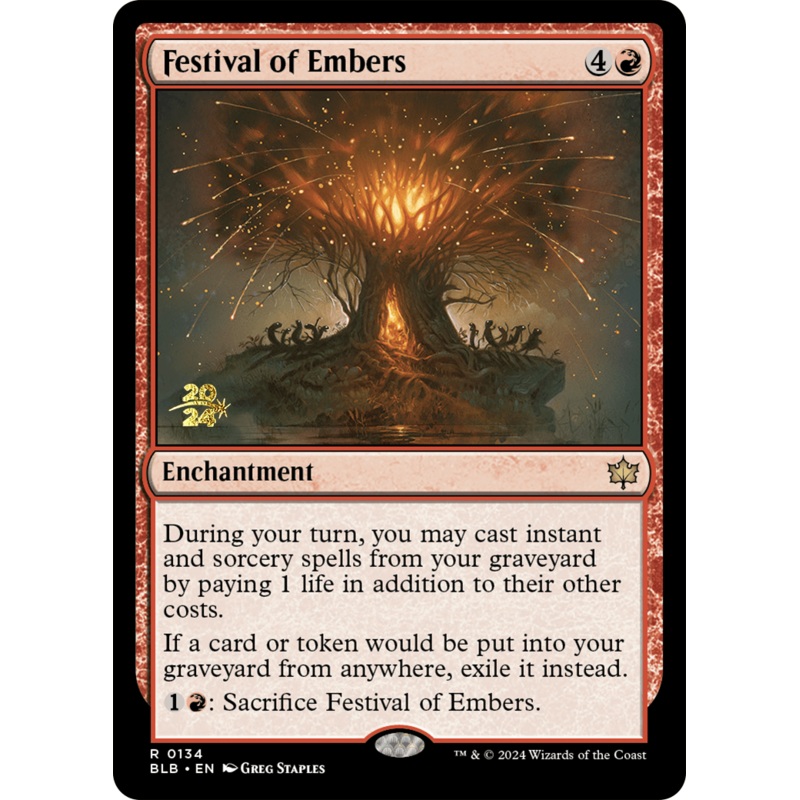 Festival of Embers [Bloomburrow Prerelease Promos]
