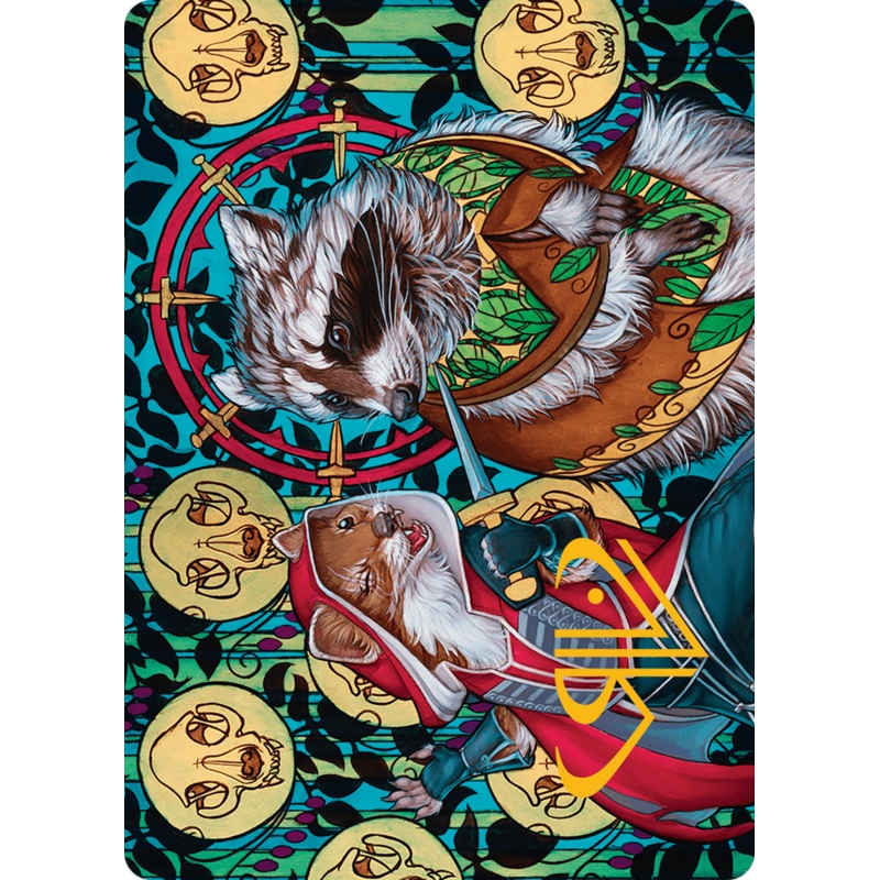 Ruthless Negotiation Art Card (Gold-Stamped Signature) [Bloomburrow Art Series]
