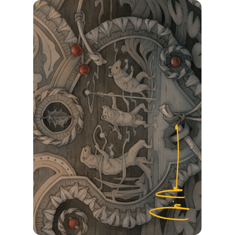 Season of Weaving Art Card (Gold-Stamped Signature) [Bloomburrow Art Series]