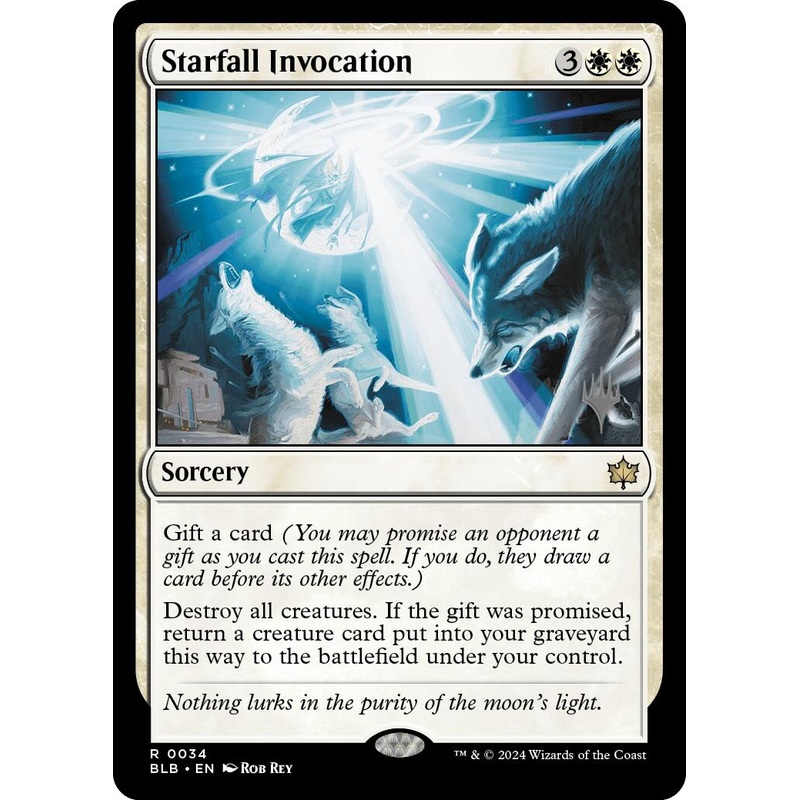 Starfall Invocation (Promo Pack) [Bloomburrow Promos]