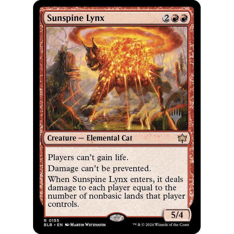 Sunspine Lynx (Promo Pack) [Bloomburrow Promos]