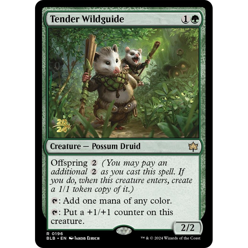 Tender Wildguide [Bloomburrow Prerelease Promos]