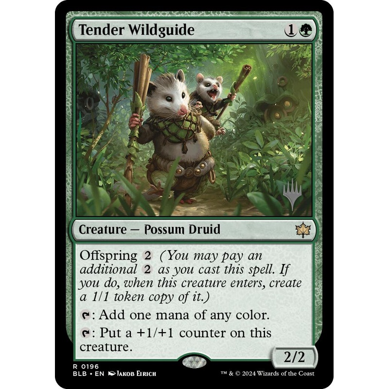 Tender Wildguide (Promo Pack) [Bloomburrow Promos]
