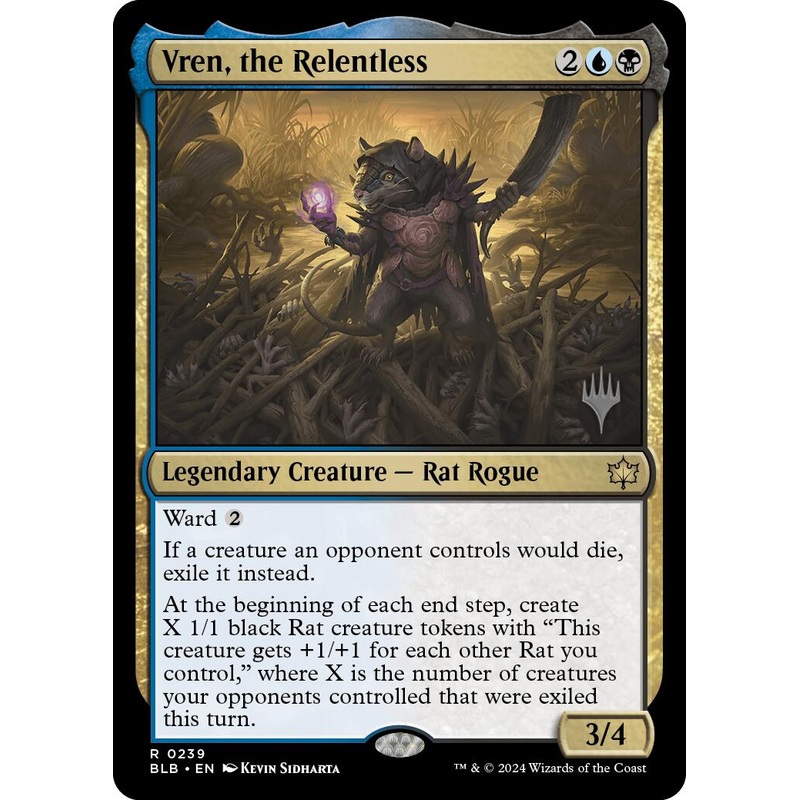 Vren, the Relentless (Promo Pack) [Bloomburrow Promos]