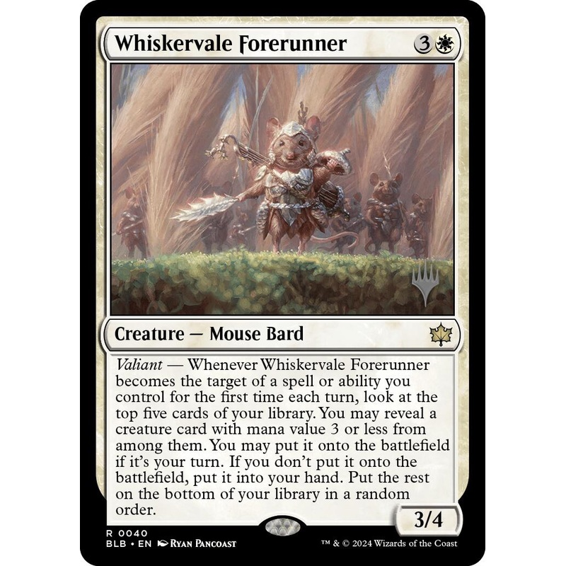 Whiskervale Forerunner (Promo Pack) [Bloomburrow Promos]