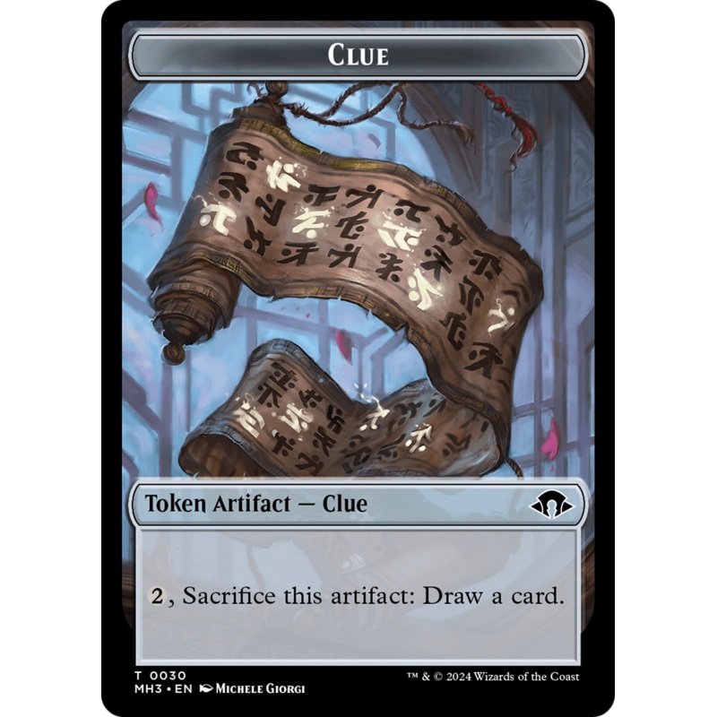 Clue Token // Energy Reserve Double-Sided Token [Modern Horizons 3 Tokens]