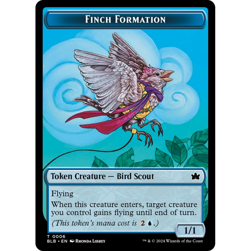 Finch Formation Token [Bloomburrow Tokens]