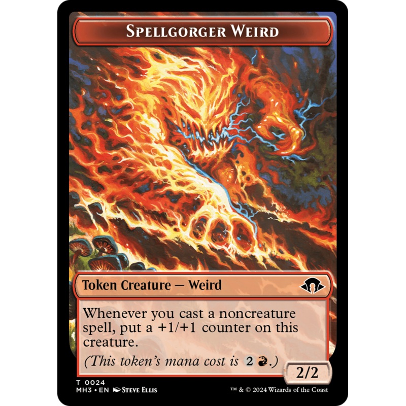 Spellgorger Weird // Energy Reserve Double-Sided Token [Modern Horizons 3 Tokens]