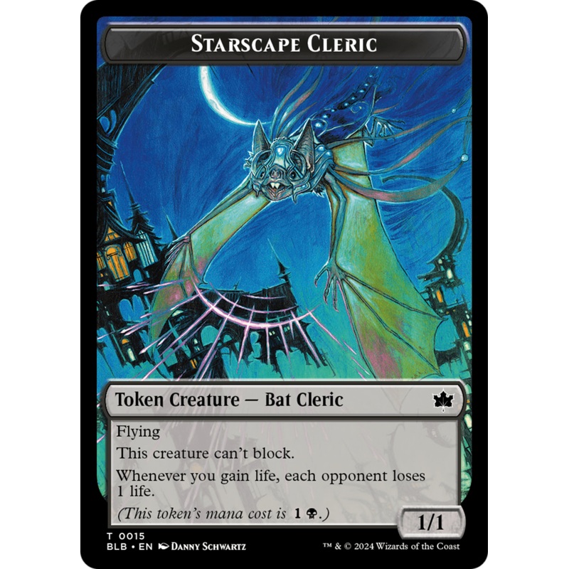 Starscape Cleric Token [Bloomburrow Tokens]