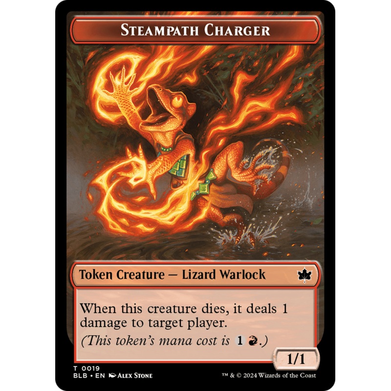 Steampath Charger Token [Bloomburrow Tokens]