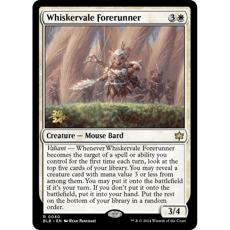 Whiskervale Forerunner [Bloomburrow Prerelease Promos]