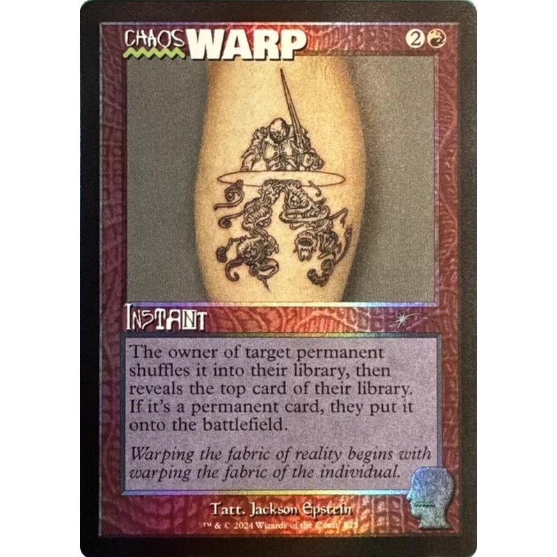 Chaos Warp (Rainbow Foil) [Secret Lair Drop Series]