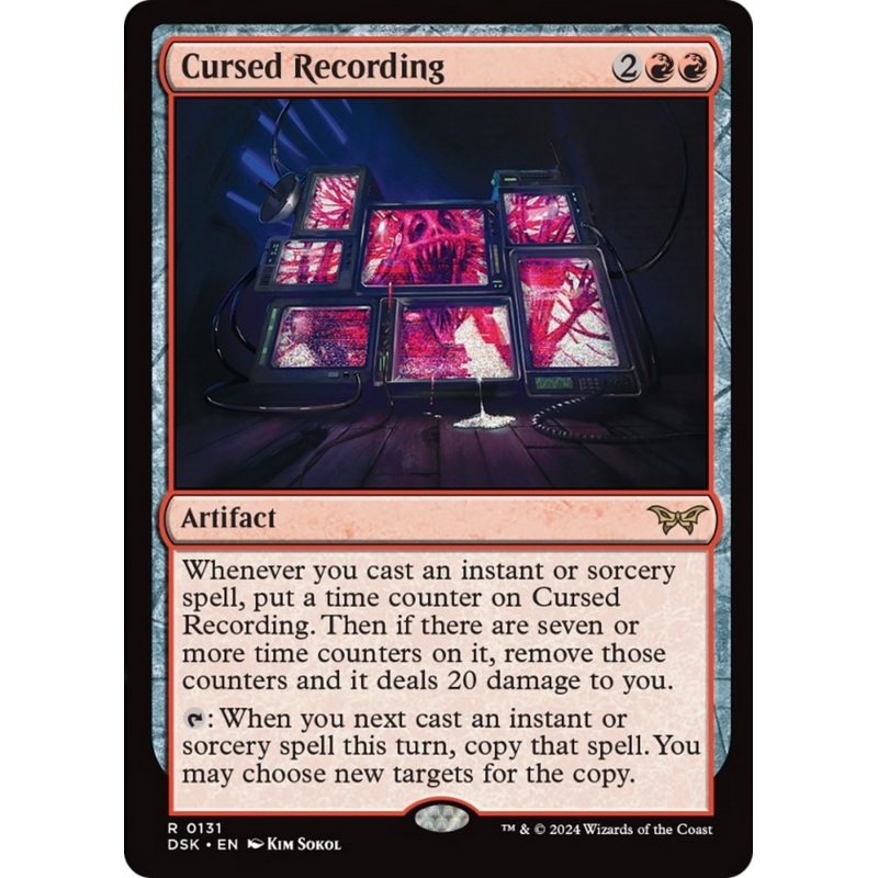 Cursed Recording (0131) [Duskmourn: House of Horror]