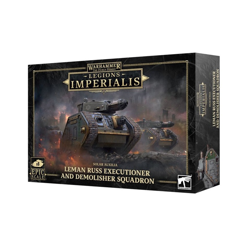 Legions Imperialis | Solar Leman Russ Executioner and Demolisher Squadron