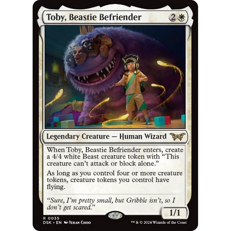 Toby, Beastie Befriender [Duskmourn: House of Horror]