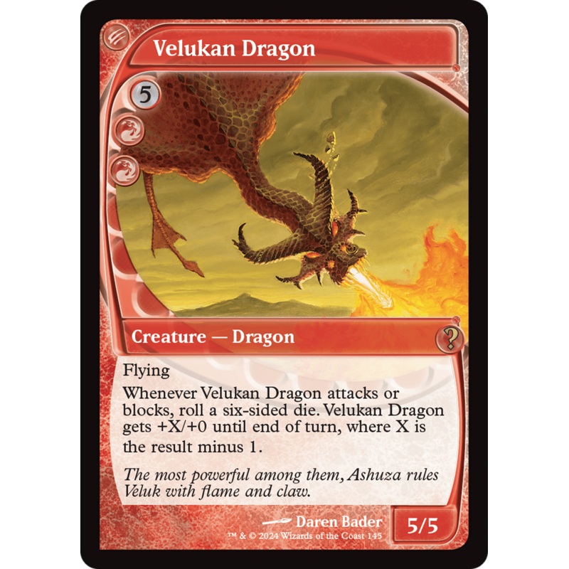 Velukan Dragon (Future Sight) [Mystery Booster 2]