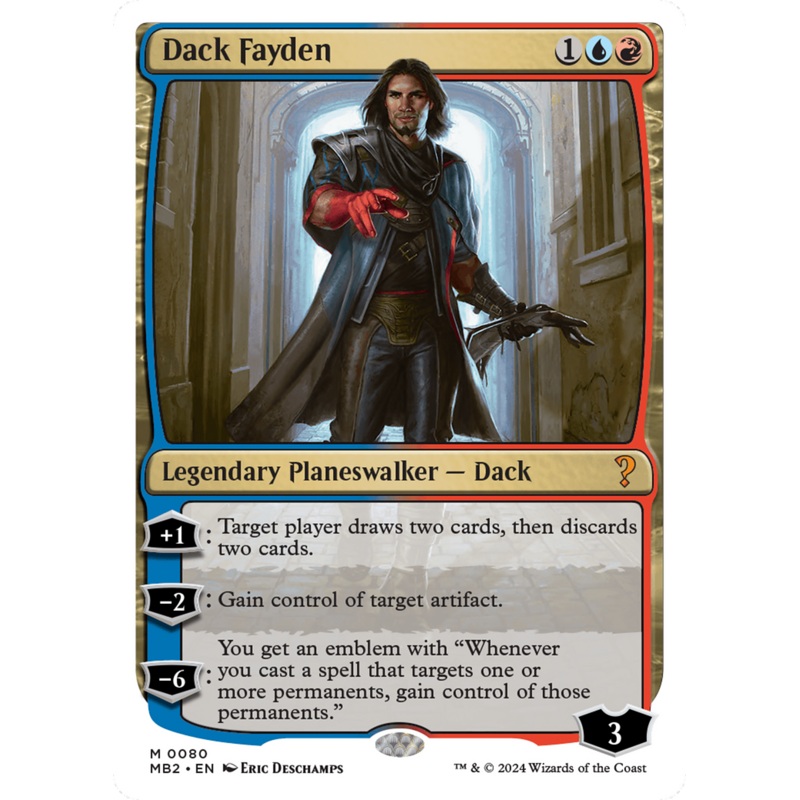 Dack Fayden (White Border) [Mystery Booster 2]