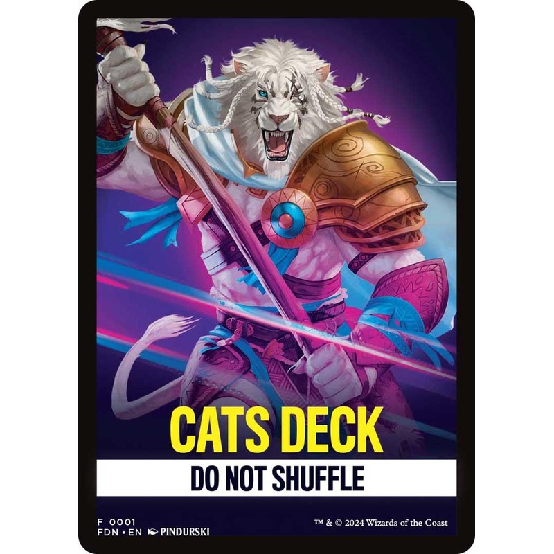 Cats Deck Theme Card [Foundations Tokens]
